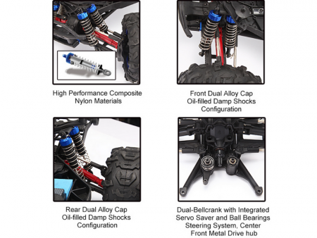 Фото Радиоуправляемая трагги Remo Hobby EVO-R TWINS MOTOR (зеленая) 4WD 2.4G 1/8 RTR | Инномарт
