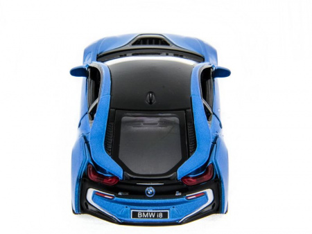 Фото Машина Kinsmart BMW i8 инерция (1/12шт.) 1:36 б/к | Инномарт