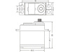 Фото Сервомашинка аналоговая JX Servo PS-4503HB (45.5г/3.95/0.12/6V) стандартная | Инномарт