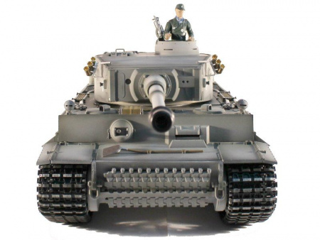 Фото P/У танк Taigen 1/16 Tiger 1 (Германия, ранняя версия) HC 2.4G RTR серый | Инномарт