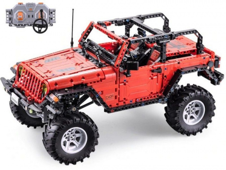 Фото Радиоуправляемый конструктор CaDA deTech Jeep Wrangler (1941 деталь) | Инномарт