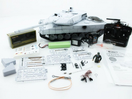 Фото Р/У танк Taigen 1/16 Leopard 2 A6 (Германия) (для ИК танкового боя) UN 2.4G RTR, деревянная коробка | Инномарт