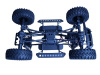 Фото Радиоуправляемый трофи Remo Hobby Trial Rigs Truck 10275 (синий) 4WD 2.4G 1/10 RTR | Инномарт