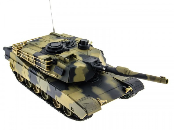 Р/У танк Heng Long 1/24 Battle M1A1 ABRAMS, стреляет шариками, RTR | Инномарт