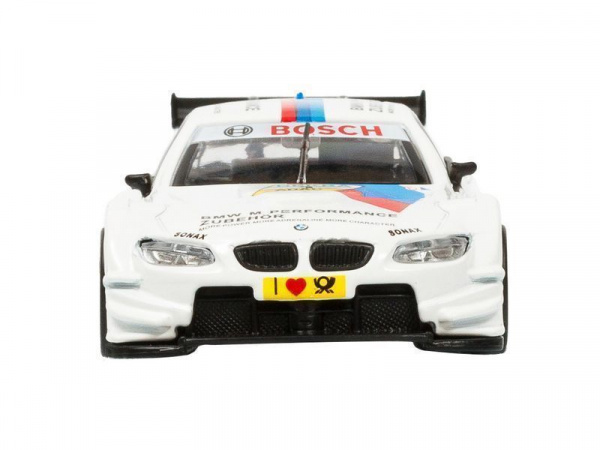 Машина "АВТОПАНОРАМА" BMW M3 DTM, 1/42, белый, инерция, откр. двери, в/к 17,5*12,5*6,5 см | Инномарт