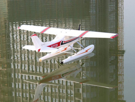 Фото Радиоуправляемый самолет Top RC Cessna 1.5m C185 PRO на поплавках KIT | Инномарт