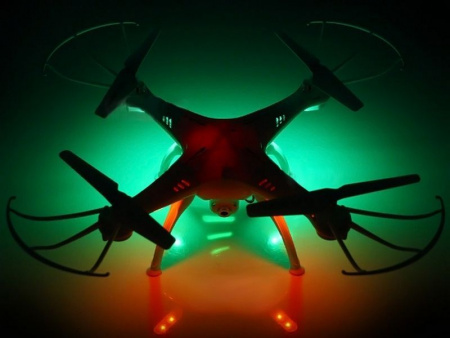Фото Р/У квадрокоптер Syma X5SC с видеокамерой, 4Gb, HeadFree 2.4G RTF | Инномарт