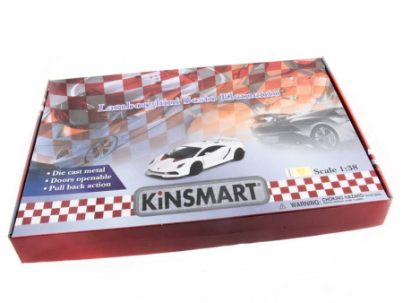 Фото Машина Kinsmart 1:40 Lamborghini Sesto Elemento инерция (1/12шт) б/к | Инномарт