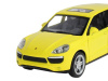 Фото Машина "АВТОПАНОРАМА" Porsche Cayenne S, желтый, 1/32, свет, звук, инерция, в/к 17,5*13,5*9 см | Инномарт