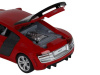 Фото Машина "АВТОПАНОРАМА" Audi R8 GT, красный, 1/32, свет, звук, инерция, в/к 17,5*13,5*9 см | Инномарт