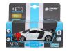 Фото Машина "АВТОПАНОРАМА" Audi R8 GT, белый, 1/32, свет, звук, инерция, в/к 17,5*13,5*9 см | Инномарт