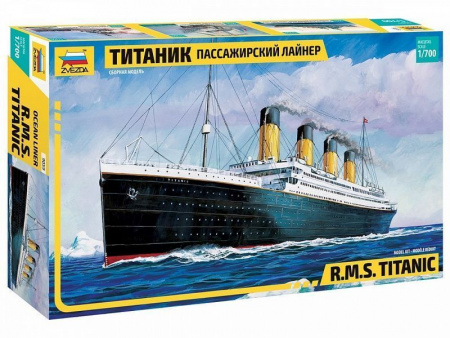 Фото Сборная модель ZVEZDA Пассажирский лайнер "Титаник", 1/700 | Инномарт