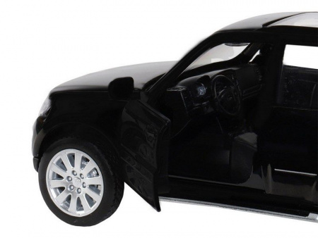 Фото Машина "АВТОПАНОРАМА" Mitsubishi Pajero 4WD Tubro, черный, 1/33, свет, звук, в/к 17,5*13,5*9 см | Инномарт
