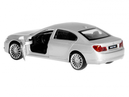 Фото Машина "АВТОПАНОРАМА" BMW 760 LI, серебряный, 1/46, инерция, в/к 17,5*12,5*6,5 см | Инномарт
