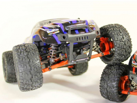 Фото Радиоуправляемый монстр Remo Hobby SMAX UPGRADE (синий) 4WD 2.4G 1/16 RTR | Инномарт