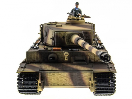 Фото P/У танк Taigen 1/16 Tiger 1 (Германия, поздняя версия) 2.4G RTR летний камуфляж | Инномарт