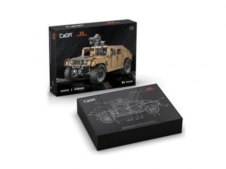 Фото Конструктор CaDA военный бронированный автомобиль HumVee 1/8 (3935 деталей) | Инномарт