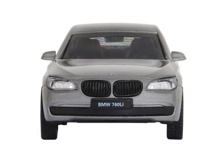 Фото Машина "АВТОПАНОРАМА" BMW 760 LI, серый, 1/46, инерция, в/к 17,5*12,5*6,5 см | Инномарт