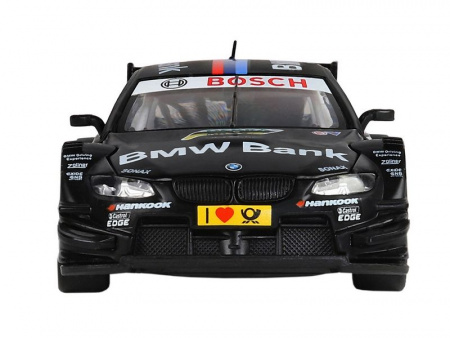 Фото Машина "АВТОПАНОРАМА" BMW M3 DTM, черный, 1/32, свет, звук, инерция, в/к 17,5*13,5*9 см | Инномарт