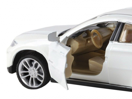 Фото Машина "АВТОПАНОРАМА" BMW X6, белый, 1/32 , свет, звук, инерция, в/к 17,5*13,5*9 см | Инномарт