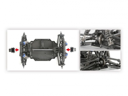 Фото Радиоуправляемый монстр Remo Hobby MMAX (синий) 4WD 2.4G 1/10 RTR | Инномарт