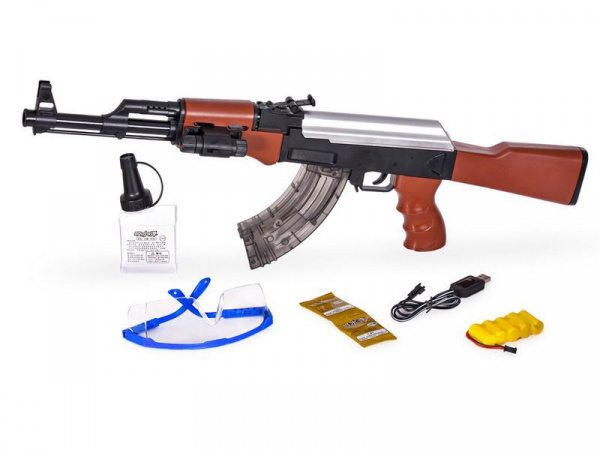 Автомат с гелевыми пулями CS Toys CS-A47N на аккумуляторе, 2 режима стрельбы + лазер | Инномарт