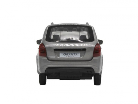 Фото Машина "АВТОПАНОРАМА" LADA GRANTA CROSS, серый, 1/24, свет, звук, инерция, в/к 24,5*12,5*10,5 см | Инномарт