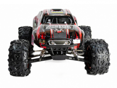 Фото Радиоуправляемый монстр Remo Hobby Dinosaurs Master Brushless (красный) 4WD 2.4G 1/8 RTR | Инномарт