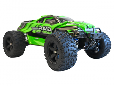 Фото Радиоуправляемый монстр Remo Hobby Brushless (зеленый) 4WD 2.4G 1/14 RTR | Инномарт