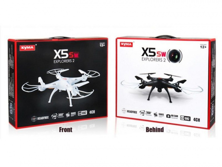 Фото Р/У квадрокоптер Syma X5SW с FPV трансляцией Wi-Fi HeadFree 2.4G RTF | Инномарт