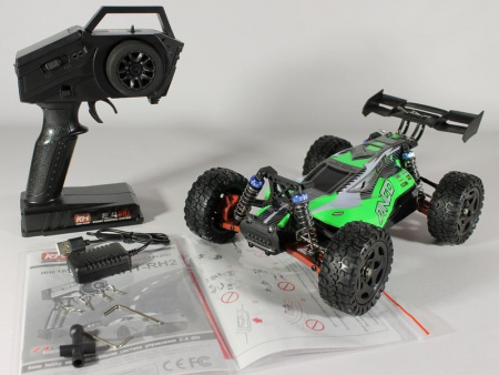 Фото Радиоуправляемая багги Remo Hobby Dingo UPGRADE V2.0 (зеленая) 4WD 2.4G 1/16 RTR | Инномарт