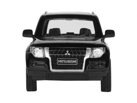 Фото Машина "АВТОПАНОРАМА" Mitsubishi Pajero 4WD Tubro, черный, 1/43, инерция, в/к 17,5*12,5*6,5 см | Инномарт