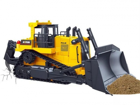Фото Радиоуправляемый бульдозер HUI NA TOYS 2.4G 11CH 1/16 RTR | Инномарт