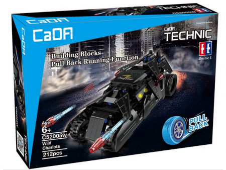 Фото Конструктор CaDA Technic бэтмобиль совместим с C52006W, инерционный (212 деталей) | Инномарт