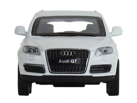 Фото Машина "АВТОПАНОРАМА" Audi Q7, белый, 1/43, инерция, в/к 17,5*12,5*6,5 см | Инномарт