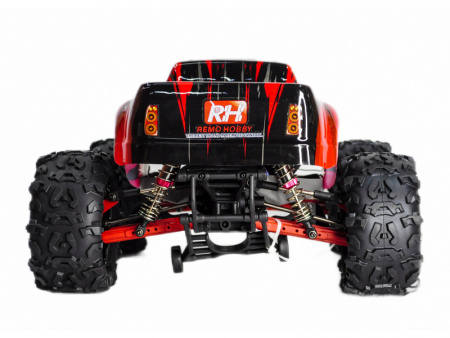 Фото Радиоуправляемый монстр Remo Hobby Dinosaurs Master Brushless UPGRADE PLUS красный 4WD 2.4G 1/8 RTR | Инномарт