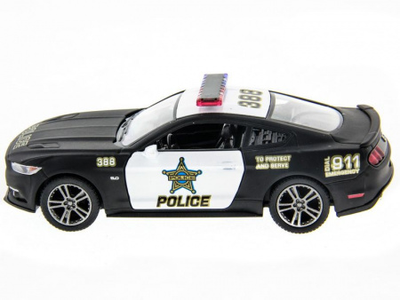Фото Машина Kinsmart 1:38 Ford Mustang GT 2015 (Police) инерция (1/12шт.) б/к | Инномарт