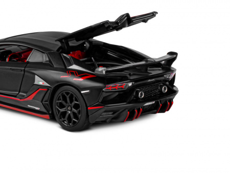 Фото Машина "АВТОПАНОРАМА" Lamborghini SVJ, 1/24, черный, свет, звук, в/к 24,5х12,5х10,5 см | Инномарт
