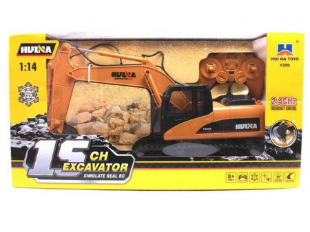 Фото Радиоуправляемый экскаватор HUI NA TOYS 2.4G 15CH 1/16 RTR | Инномарт
