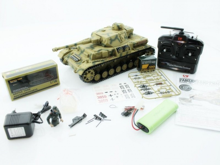 Фото Р/У танк Taigen 1/16 Panzerkampfwagen IV Ausf.F2.Sd.Kfz (для ИК танкового боя) (Германия) 2.4G RTR | Инномарт