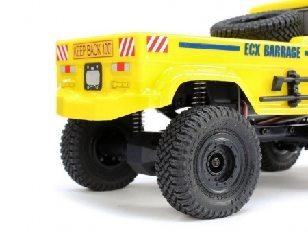 Фото Краулер ECX 1:24 Scaler Crawler Barrage UV 4WD, электро, RTR (желтый) | Инномарт