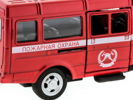 Фото Машина "АВТОПАНОРАМА" инерц. "ГАЗель"(пожарная) 1/50, в/к 14,5*8*5,5 см | Инномарт