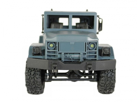 Фото Радиоуправляемая машина MN MODEL военный грузовик (серый) 4WD 2.4G 1/16 RTR | Инномарт
