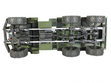 Фото Радиоуправляемая машина MN MODEL военный грузовик (зеленый) 6WD 2.4G 1/16 RTR | Инномарт