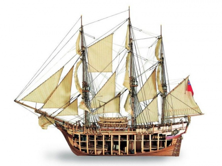 Фото Сборная деревянная модель корабля Artesania Latina BOUNTY, 1/48 | Инномарт