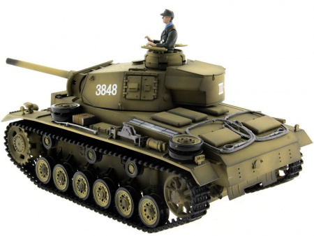 Фото Р/У танк Taigen 1/16 Panzerkampfwagen III (Германия) PRO (для ИК танкового боя) 2.4G RTR | Инномарт