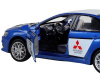 Фото Машина "АВТОПАНОРАМА" Mitsubishi Lancer Evolution, 1/32, синий, свет, звук, в/к 18*9*13,5 см | Инномарт