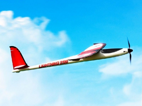 Радиоуправляемый планер Top RC Lightning 2100 (Propeller Power System) 2100мм 2.4G 4-ch LiPo RTF | Инномарт
