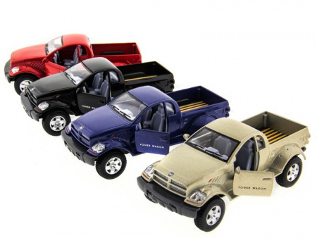 Фото Машина Kinsmart "DODGE Power Wagon" инерция (1/12шт.) 1:42 б/к | Инномарт