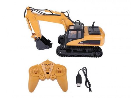 Фото Радиоуправляемый экскаватор HUI NA TOYS 2.4G 15CH 1/16 RTR | Инномарт